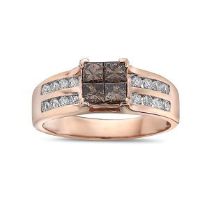 VIVID BROWN DIAMOND,RING