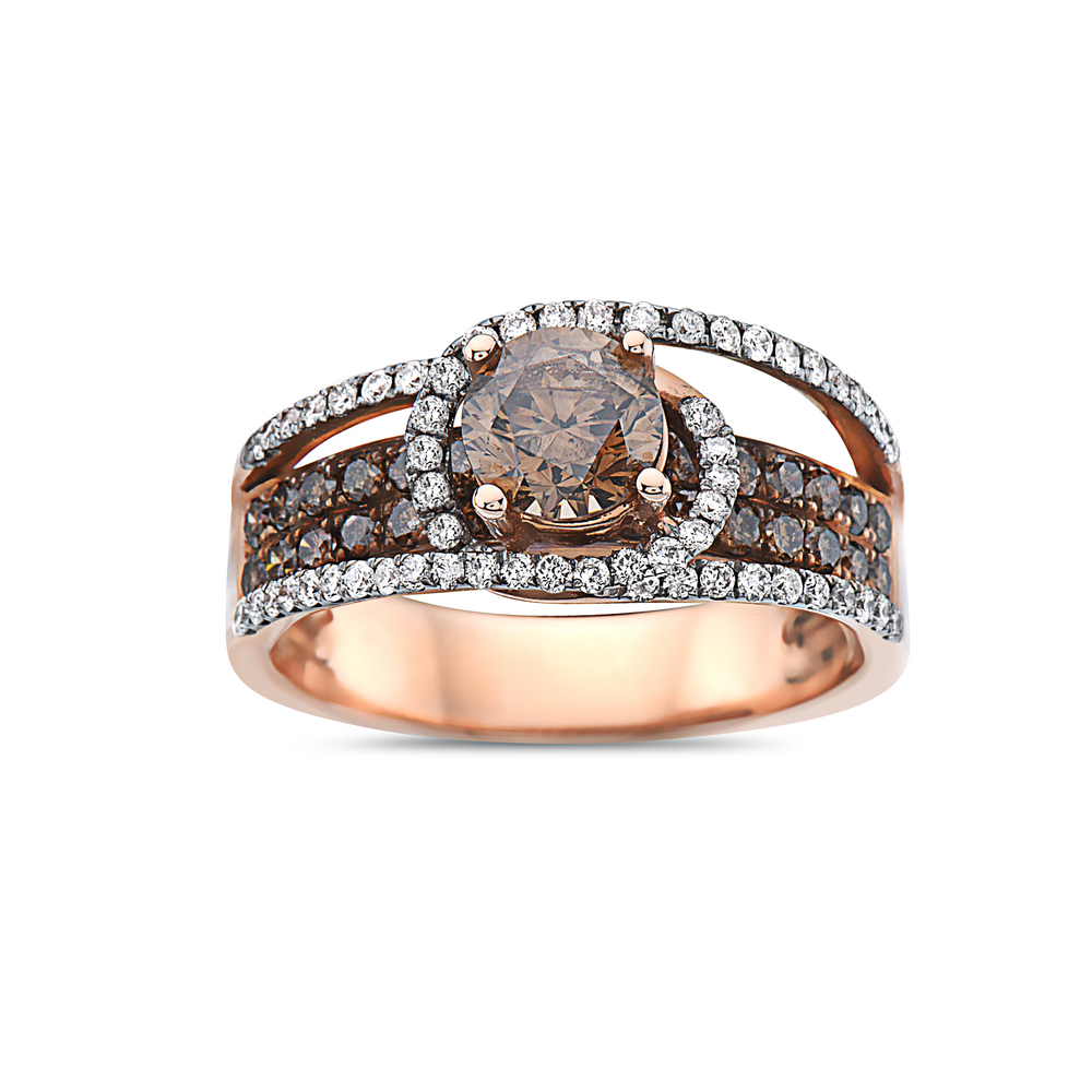 VIVID BROWN DIAMOND,RING - Image 2