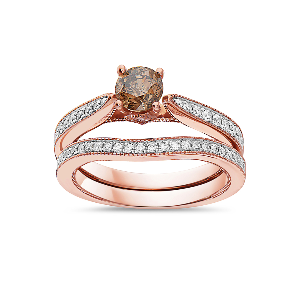 VIVID BROWN DIAMOND,RING