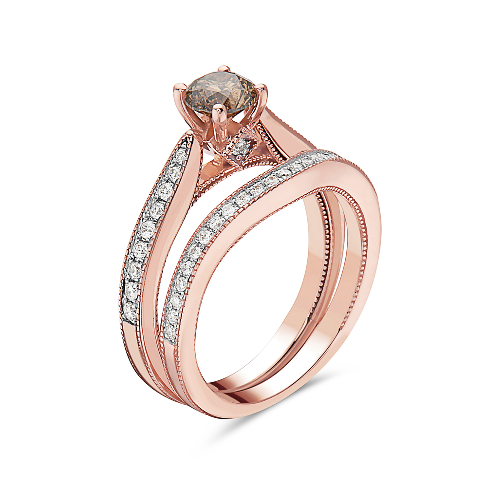 VIVID BROWN DIAMOND,RING - Image 2