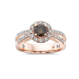 VIVID BROWN DIAMOND,RING