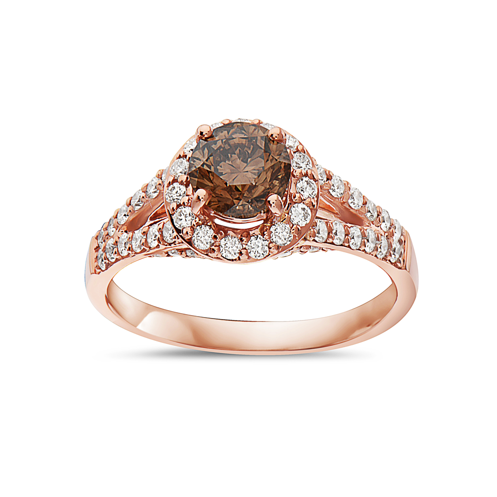 VIVID BROWN DIAMOND,RING