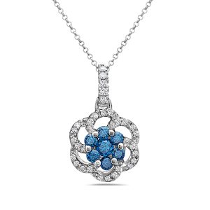 TRUEBLUE DIAMONDS PENDANT