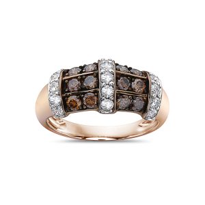 VIVID BROWN DIAMOND,RING