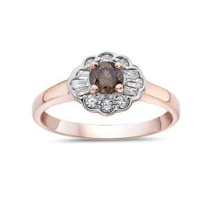 VIVID BROWN DIAMOND,RING