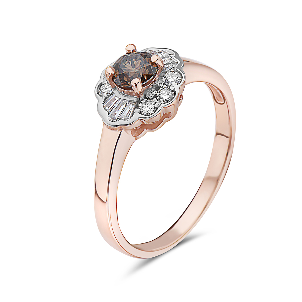 VIVID BROWN DIAMOND,RING - Image 2