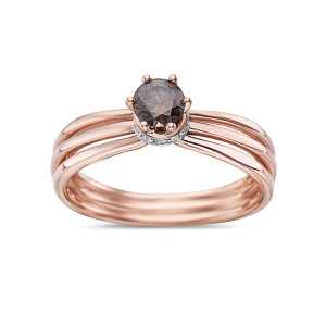 VIVID BROWN DIAMOND,RING