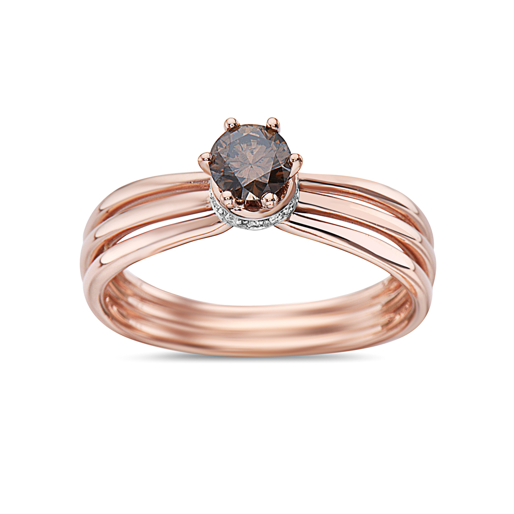 VIVID BROWN DIAMOND,RING