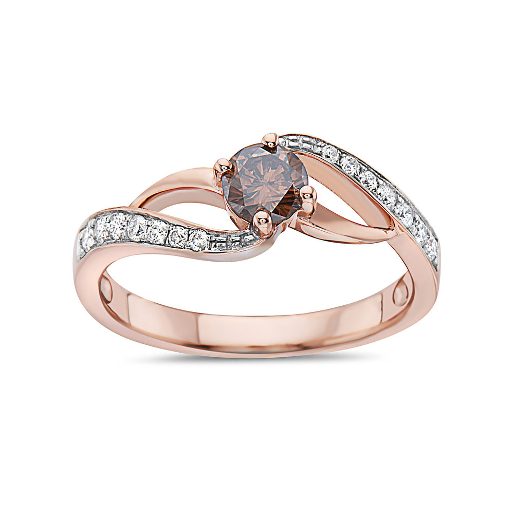 VIVID BROWN DIAMOND,RING