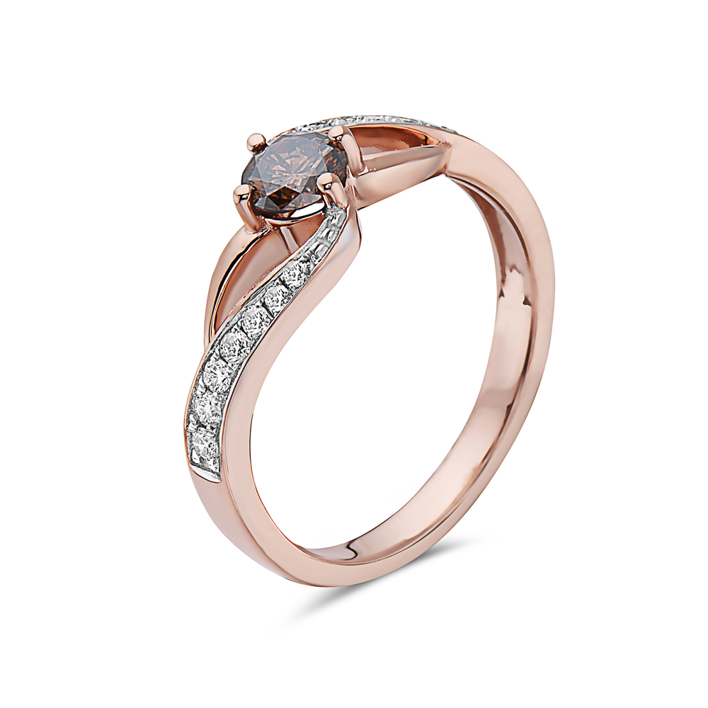 VIVID BROWN DIAMOND,RING - Image 2
