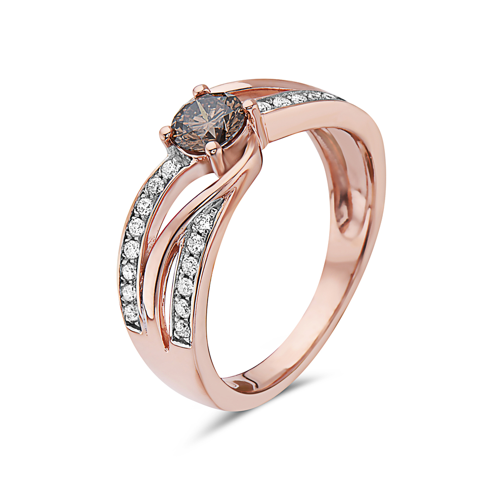 VIVID BROWN DIAMOND,RING - Image 2