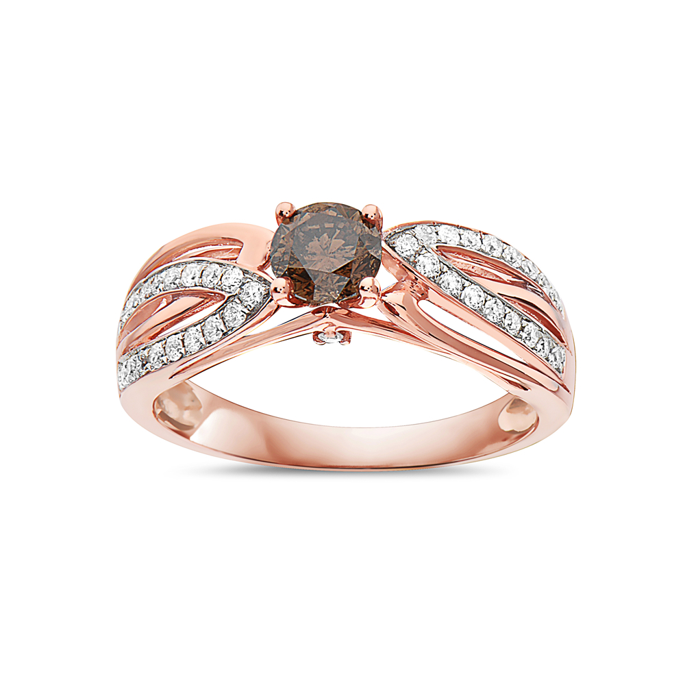 VIVID BROWN DIAMOND,RING