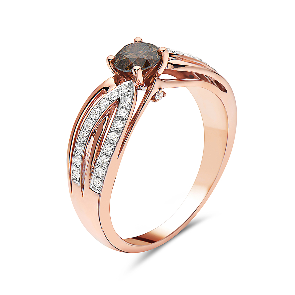 VIVID BROWN DIAMOND,RING - Image 2