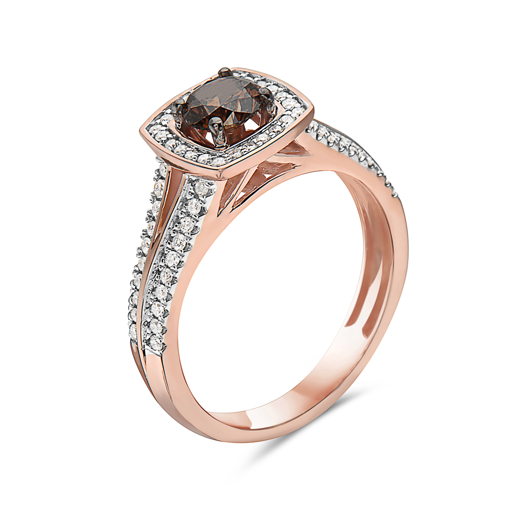 VIVID BROWN DIAMOND,RING - Image 2