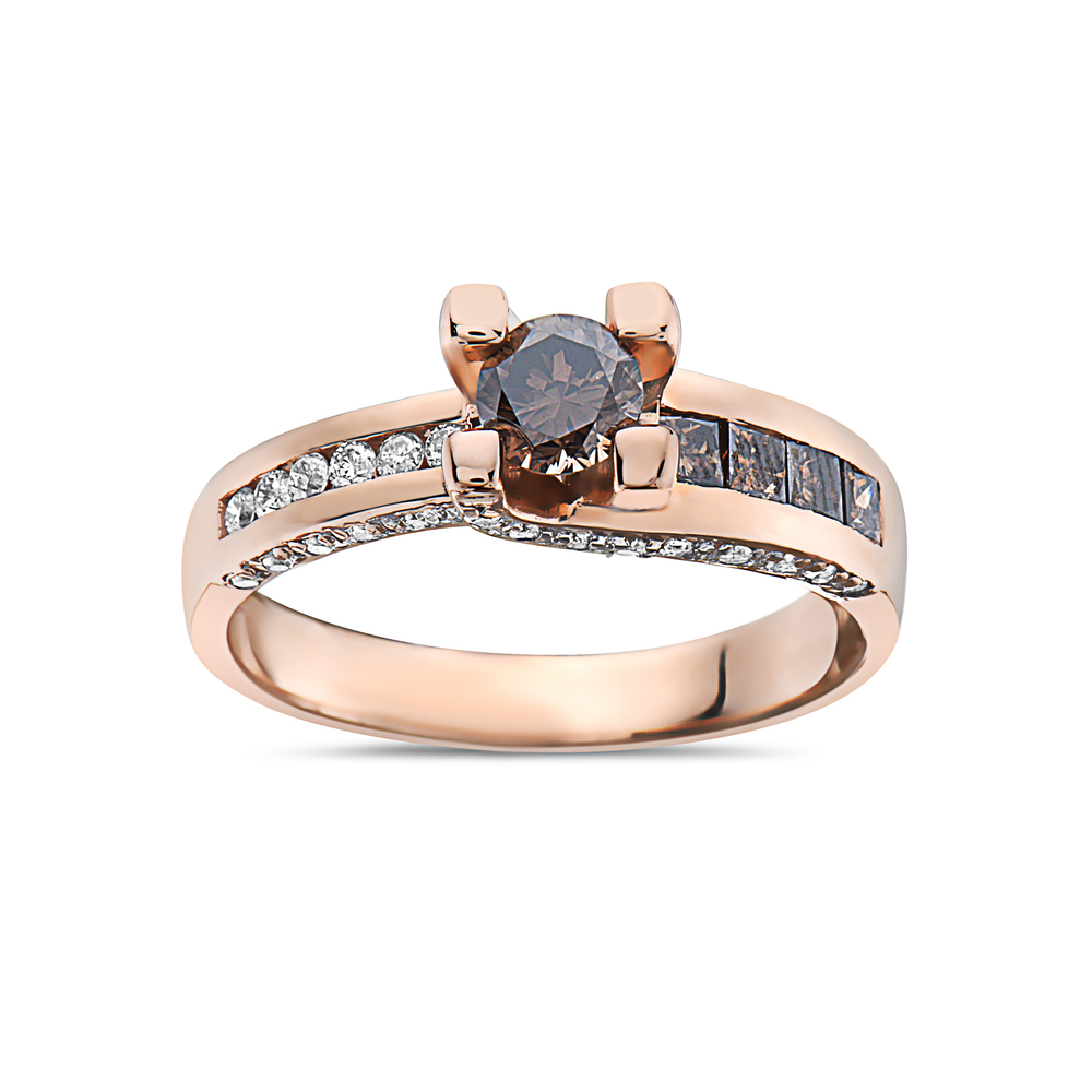 VIVID BROWN DIAMOND,RING