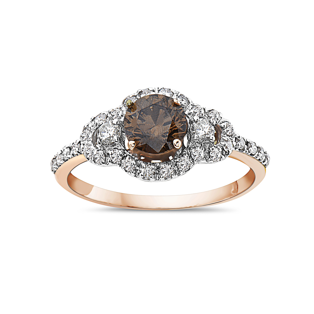 VIVID BROWN DIAMOND,RING