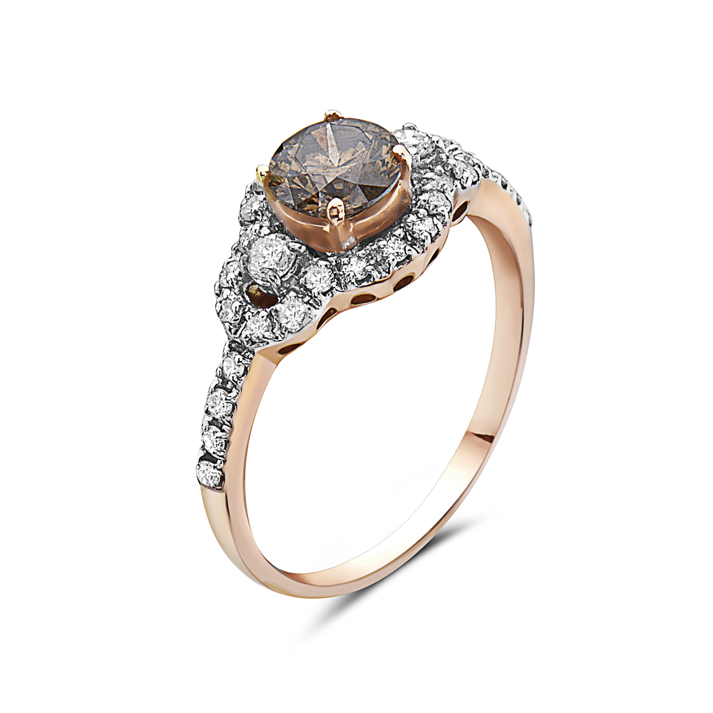 VIVID BROWN DIAMOND,RING - Image 2