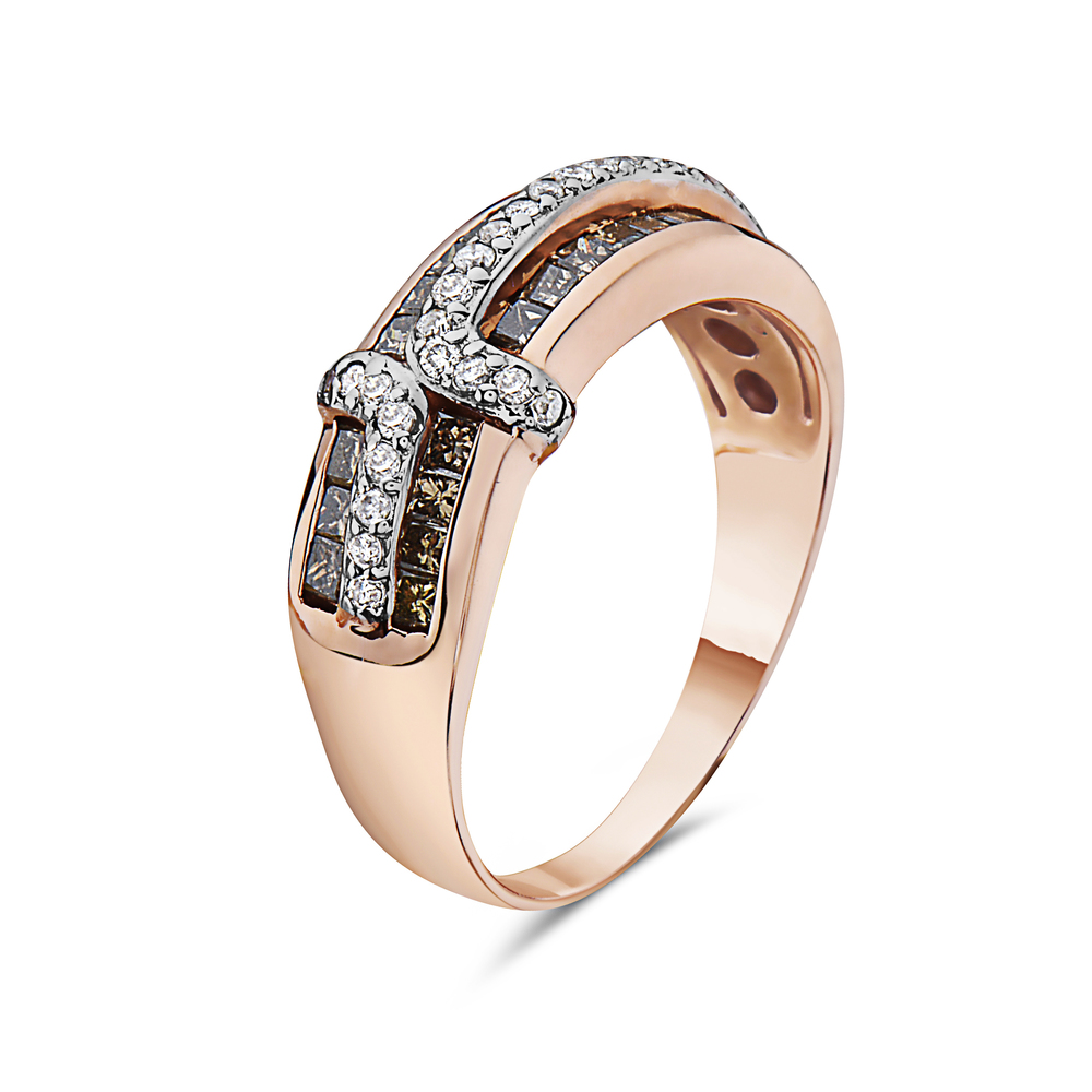 VIVID BROWN DIAMOND,RING - Image 2