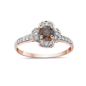 VIVID BROWN DIAMOND,RING