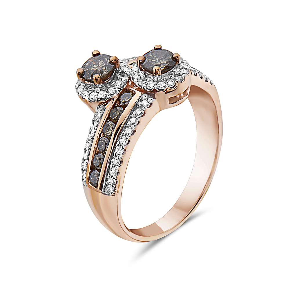 VIVID BROWN DIAMOND,RING - Image 2