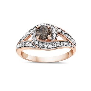 VIVID BROWN DIAMOND,RING