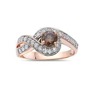 VIVID BROWN DIAMOND,RING