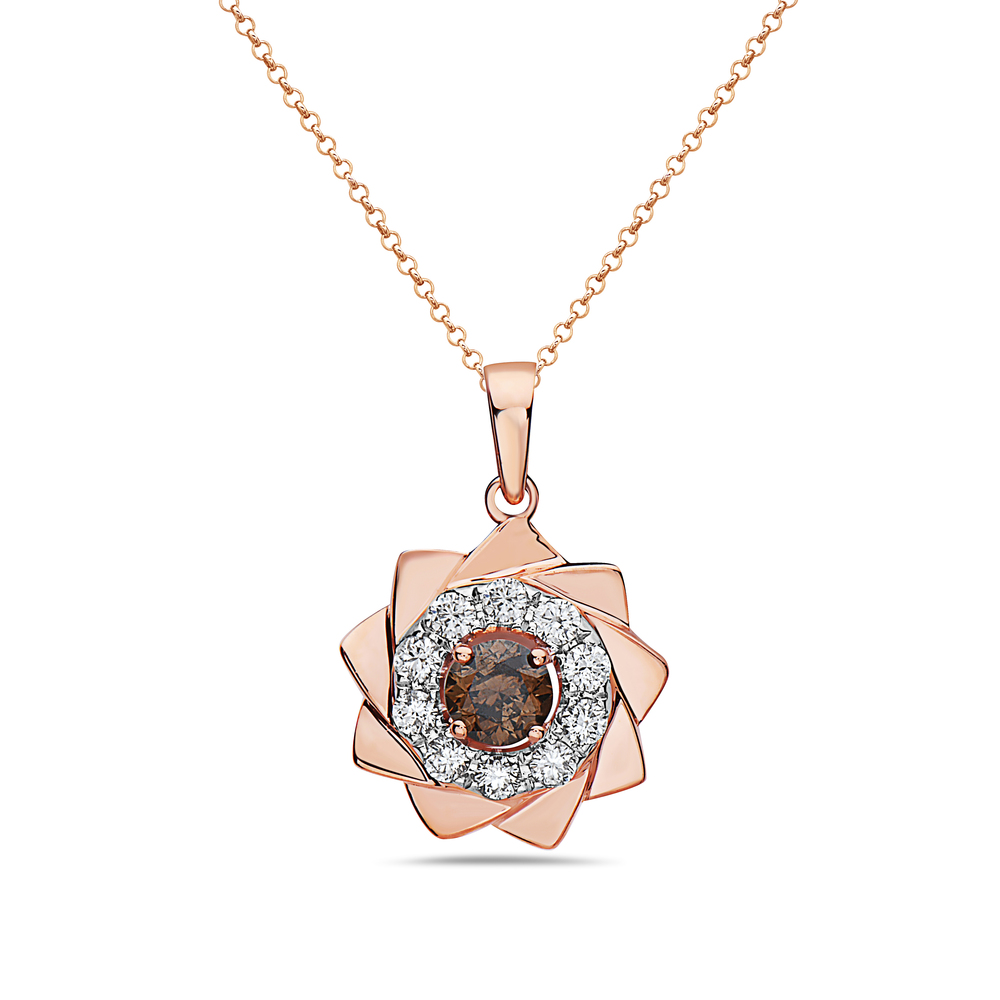 VIVID BROWN DIAMOND,PENDANT - Image 2