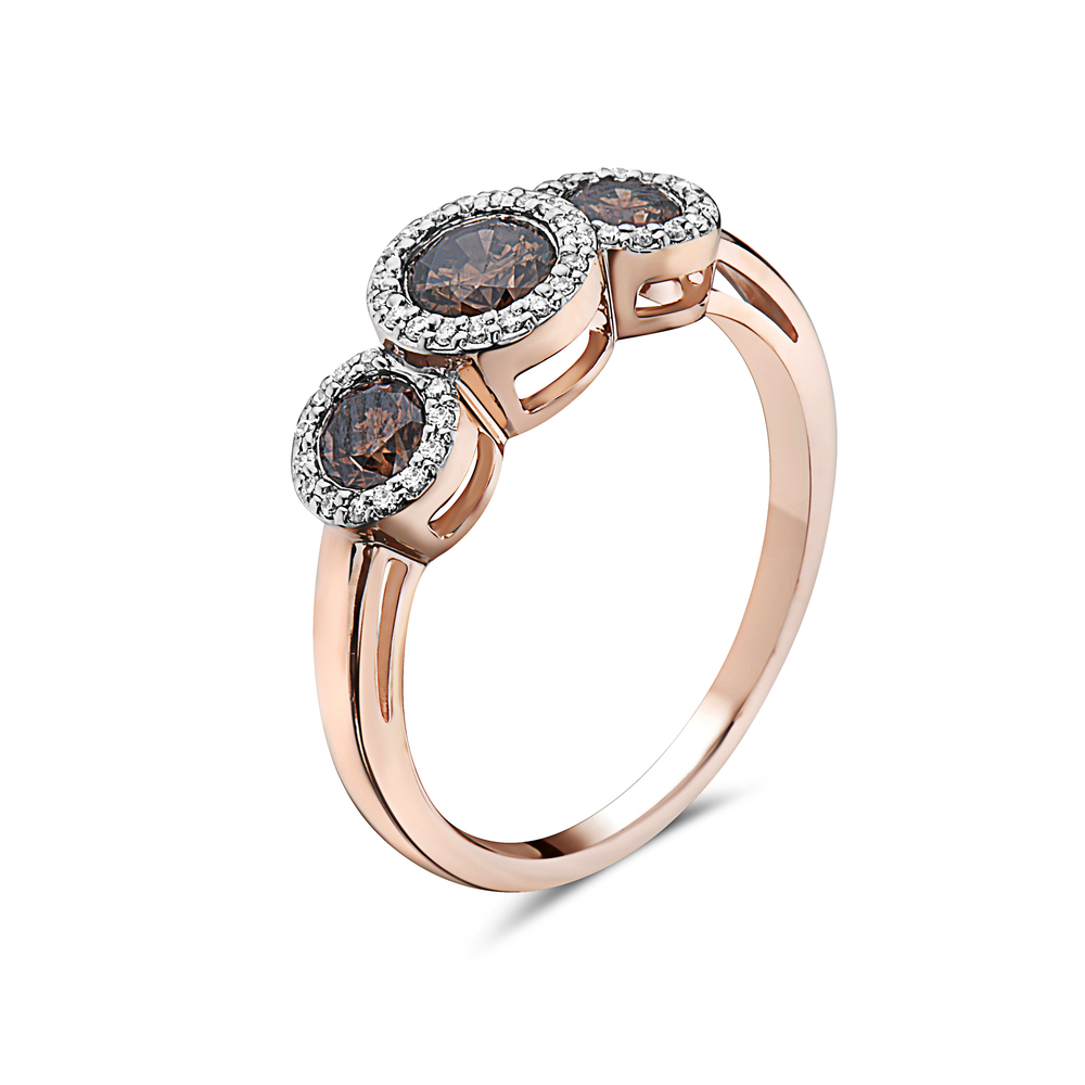 VIVID BROWN DIAMOND,RING - Image 2