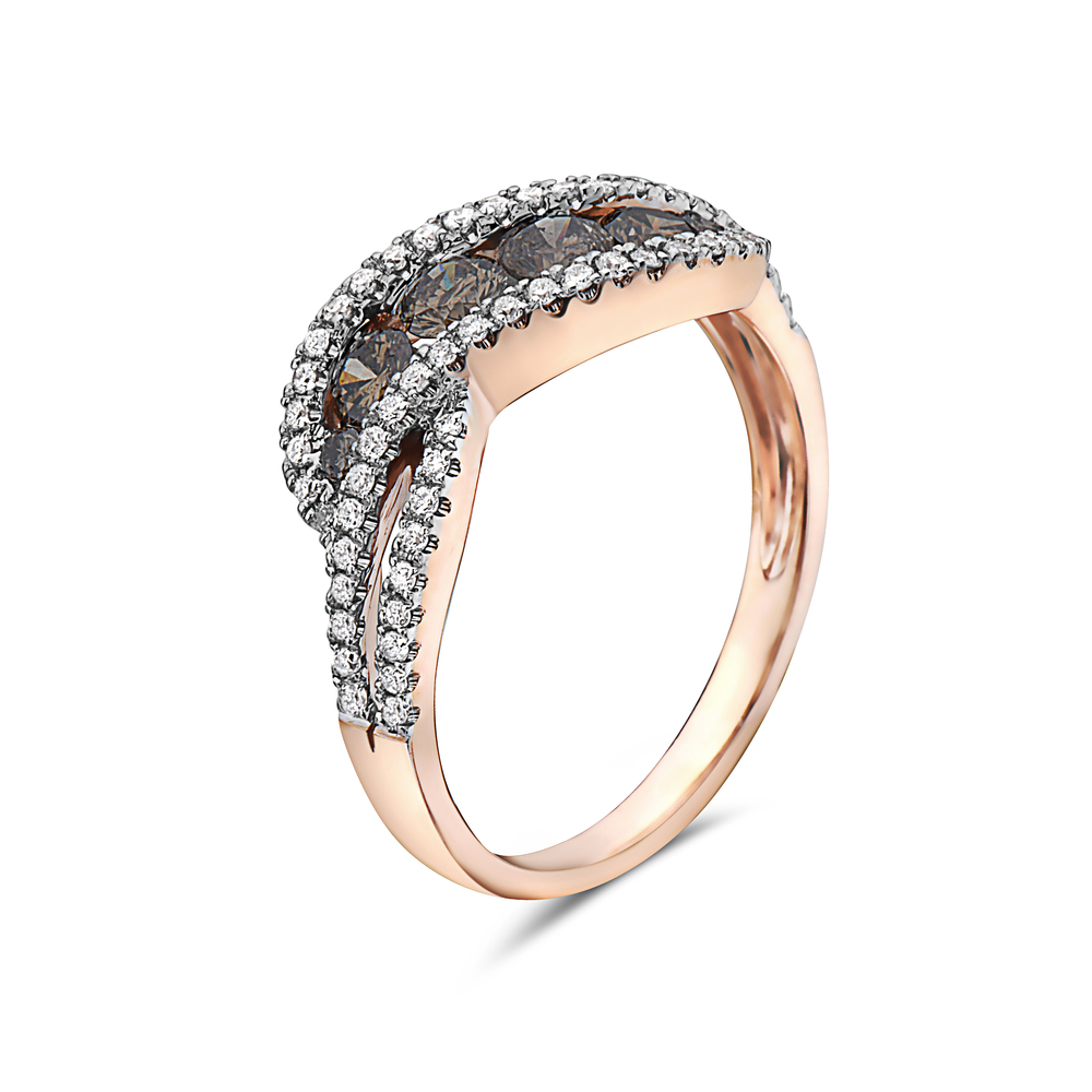 VIVID BROWN DIAMOND,RING - Image 2