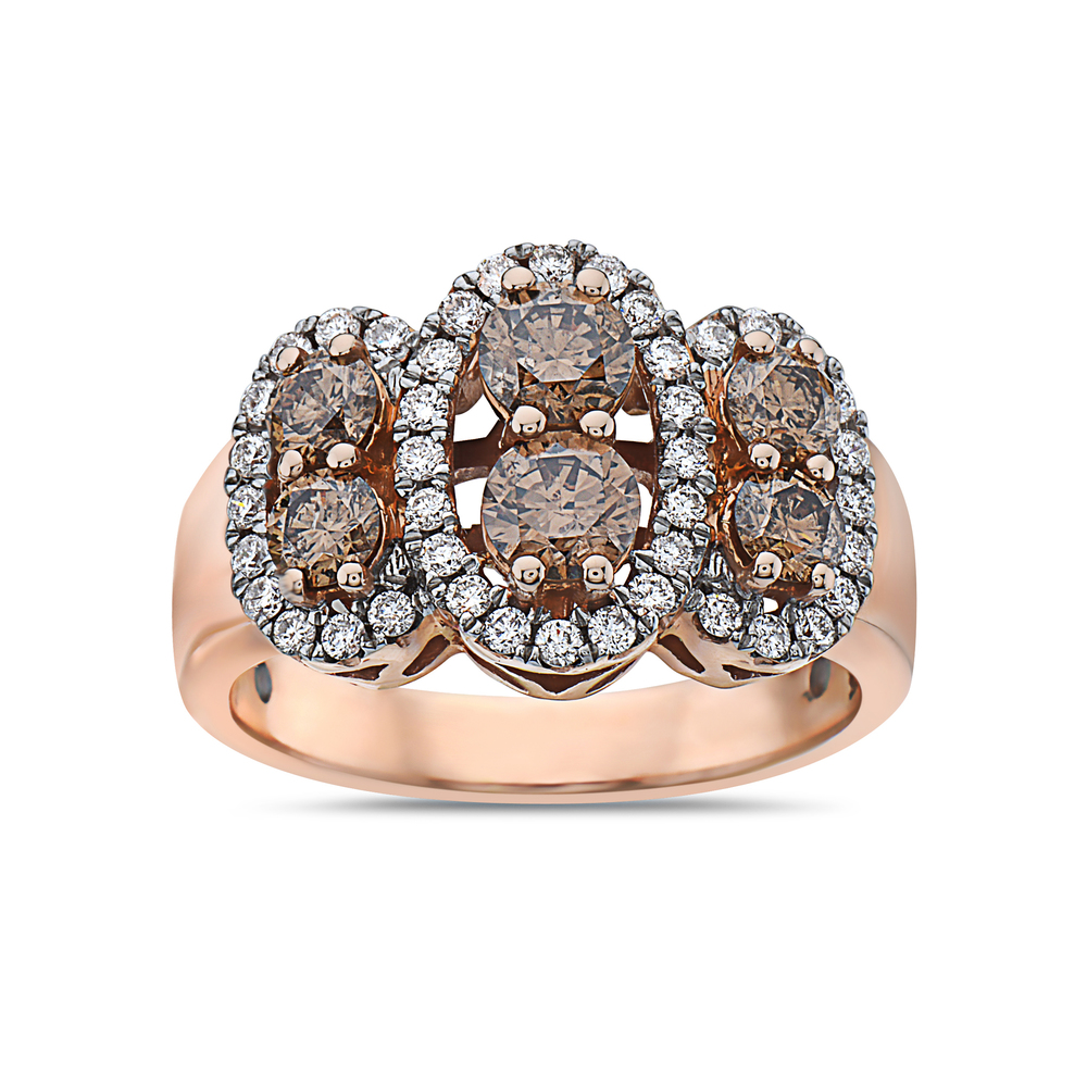 VIVID BROWN DIAMOND,RING