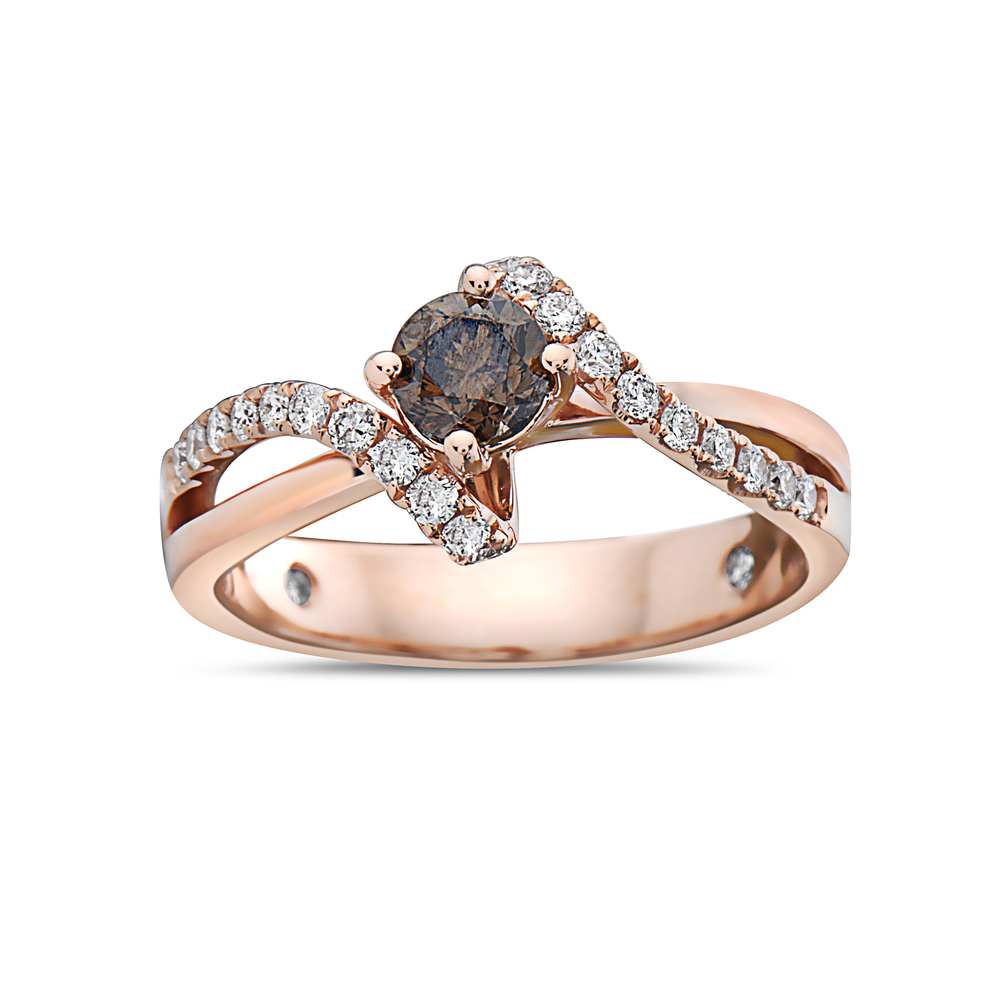 VIVID BROWN DIAMOND,RING