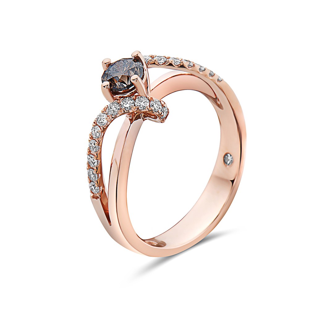 VIVID BROWN DIAMOND,RING - Image 3