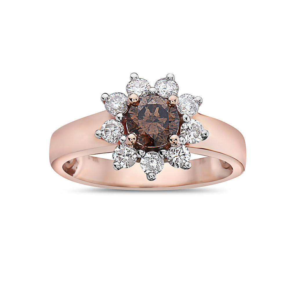VIVID BROWN DIAMOND,RING