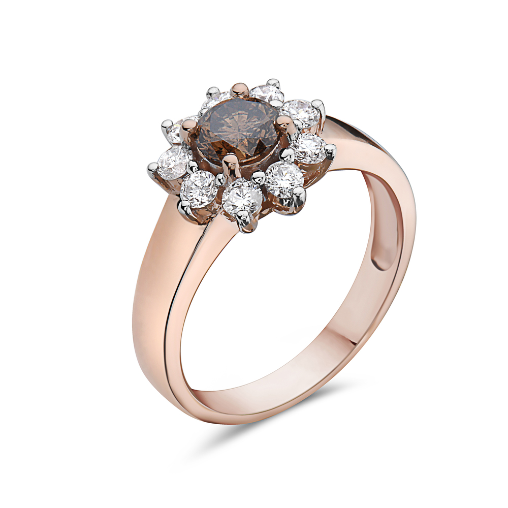 VIVID BROWN DIAMOND,RING - Image 2