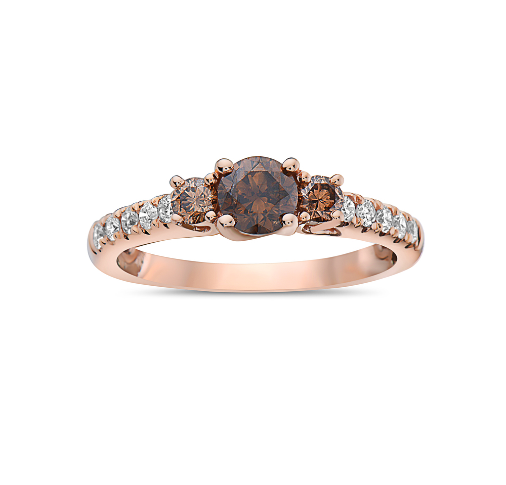 VIVID BROWN DIAMOND,RING