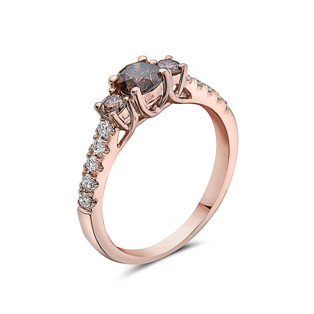 VIVID BROWN DIAMOND,RING - Image 2