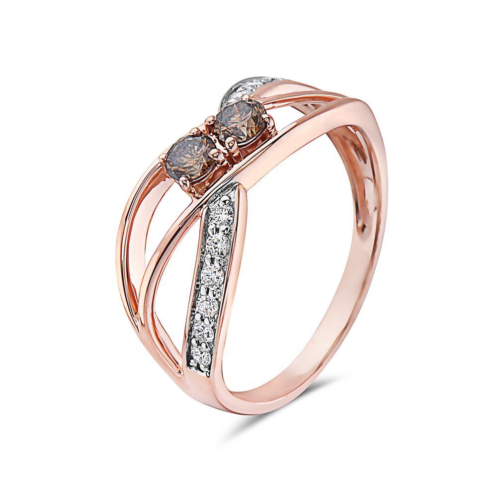 VIVID BROWN DIAMOND,RING - Image 2